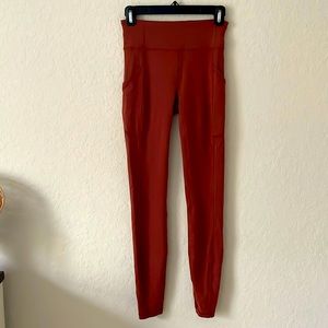 Lululemon Swift Speed High Rise Leggings in Mulled Wine, Size 4